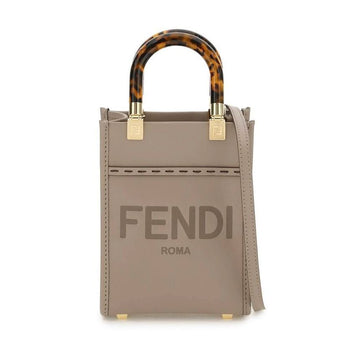Fendi Logo Sunshine Mini Crosstote Bag Top 8BS051 ABVL F0E65 152242112