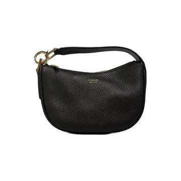 SALVATORE FERRAGAMO ロゴバックルミニホーボーバッグ ブラック 22-0965 0785984 152303309