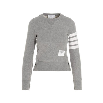 THOM BROWNE 26SS レディース サイドストライプ クラシック スウェット グレー FJT002A 00535 055 152303329