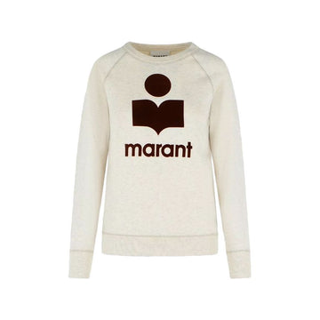 Isabel Marant Velvet Logo Sweatshirt 152303352