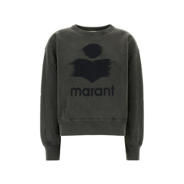 Isabel Marant Fleece Sweatshirt Charcoal 152303351