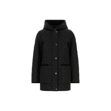 Burberry Diamond Quilted Hooded Jacket Black 152303669