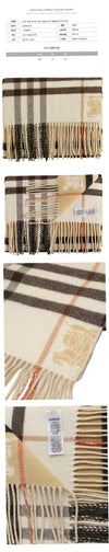 BURBERRY ダブルジャイアントチェックマフラー 152303665 [P]