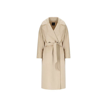 MaxMara Belted Double Coat Ivory 2615011041 042 152303696