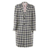THOM BROWNE タータンチェックオーバーフィットウールコート 151784345 [P]