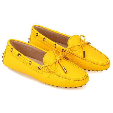 Tods Women's Heaven Driving Shoes Yellow 5J1 G025 151784551