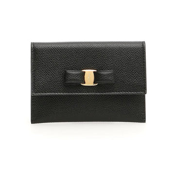 SALVATORE FERRAGAMO Kartenetui mit Schleife Schwarz 22-D155 0683522 151630912