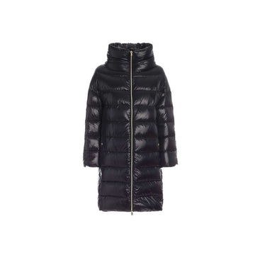 HERNO Hochkragen lange Steppjacke Schwarz PI1283DIC 12017Z 9300 151631062