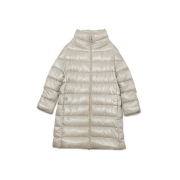Herno High Neck Long Padding Jacket Beige Gray 151631061