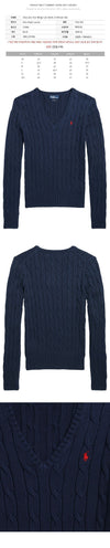 POLO RALPH LAUREN Kabelstrickpullover mit Ponystickerei Navy 211891641 002 151499982 [P]