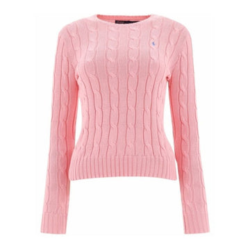 POLO RALPH LAUREN 25SS 女性用 ブルー ポニー 刺繍 ニット ピンク 211891640 004 151499971