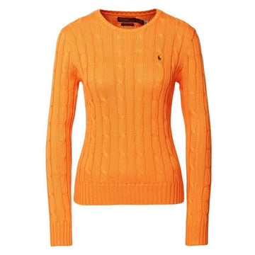 Polo Ralph Lauren 25SS Women's Navy Pony Embroidered Knit Orange 211891640 008 151499966