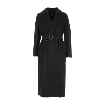 MaxMara ZANTE Wool Trench Coat Black 90160609 013 151008565