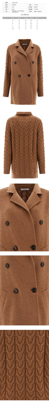 MAXMARA SATRAPO Strickmantel Braun 13160229 003 151008467 [P]