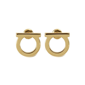 Salvatore Ferragamo 26SS Gancini Logo Large Earrings Gold 76-0119 0696429 151008928
