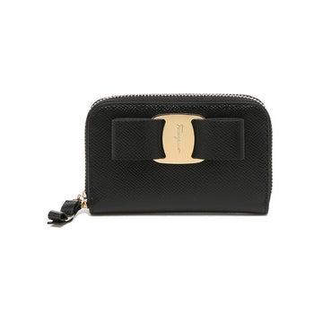 SALVATORE FERRAGAMO 26SS バラ タイロン コイン カード財布 ブラック 22-D288 0725290 151008926