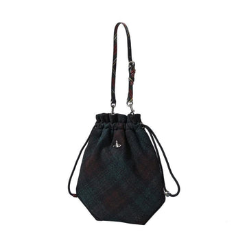 VIVIENNE WESTWOOD ドローストリングチェックポーチバッグマルチ 57010006U W018E K201 150834949
