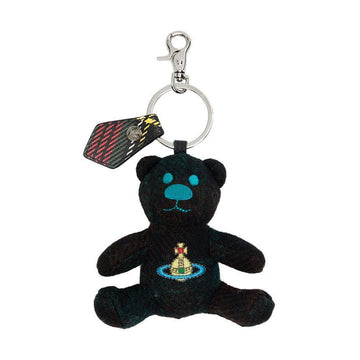 VIVIENNE WESTWOOD 26SS X Harris Tweed Teddy Bear Schlüsselanhänger Dunkelcheck 82120005U W018E K201 150834947