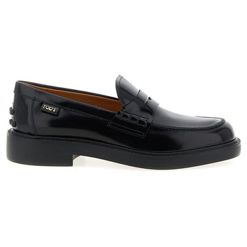 Tods Women's Gold Logo Loafer Black XXW20L0IP70 SHA B999 150622474