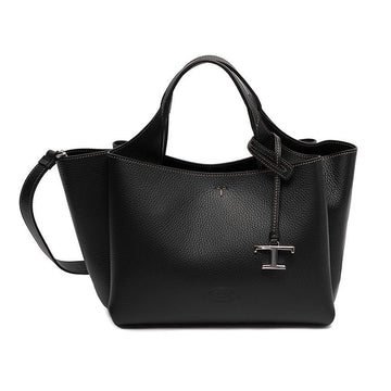 TODS TimeLess Logo Mini Tote Shoulder Bag Schwarz B999 150622475