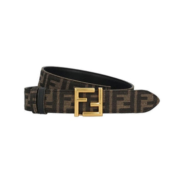 Fendi 25FW FF Gold Logo Reversible Belt Brown 8C0686 ANH7 F1L2J 150552672