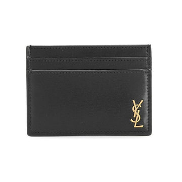 Saint Laurent 26SS Gold Monogram Card Holder Black 607603 02G0W 1000 150552823