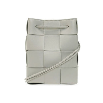 Bottega Veneta 25SS Cassette Intrecciato Small Shoulder Bag Grey 680218 VCQC4 1556 150552998