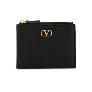 VALENTINO 25FW シグネチャー V ロゴ カードウォレット ブラック 7W2P0AK9 SNP 0NO 150553757