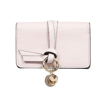 Chloe 25FW Alphabet Coin Card Holder Wild Gray CHC21WP015F57 084 150475295