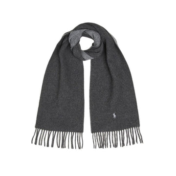 POLO RALPH LAUREN クラシックウールマフラー チャコール 449959334 003 150391972