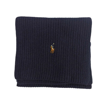 POLO RALPH LAUREN ポニー ロゴ 刺繍 マフラー ブルー 449959353 003 150391906