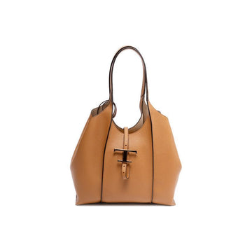 TODS Zeitloser kleiner Shopper Tote Bag Braun XBWTSBA0200 Q8E S410 150341613