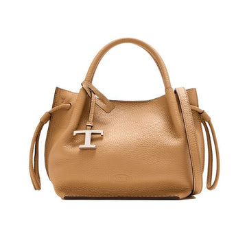TODS 25FW Timeless Small Bucket Bag Natural C811 150341578