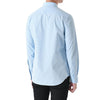 VALENTINO Klassisches Baumwollhemd mit abfallenden Schultern und gewelltem Saum Blau 2V3AB665 4WW C43 151515892 [P]