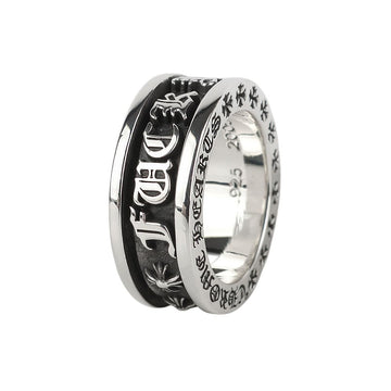 Chrome Hearts 925 Silver Puck You Spinner Ring Size 26 36810-1 154658131