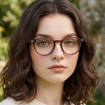 Burberry Eyeglass Frame BE2365 4022 Semi-Transparent Round Horn Rim 154660062