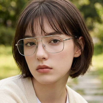 Burberry BE1391 1005 Designer Two-Bridge Silver Metal Eyeglass Frame Unisex 154660065