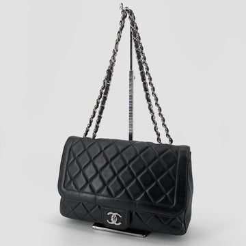 CHANEL Lambskin Quilted Flap Shoulder Bag Diana Bag 154660512