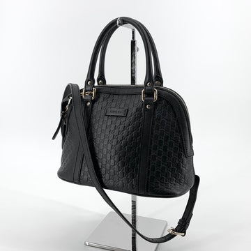 Gucci Microshima Mini Dome Tote Bag and Crossbody Bag 449654 154660559