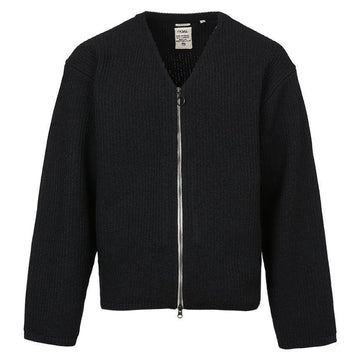 NANAMICA Zippered Black Cardigan 153252994
