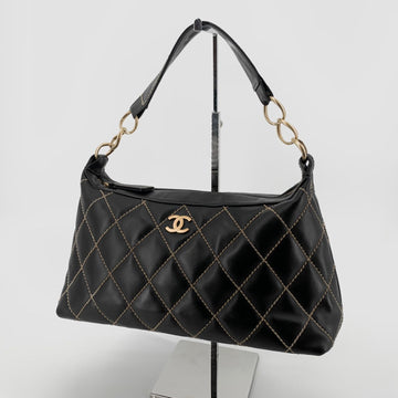 CHANEL Wild Stitch Hobo Shoulder Bag 154660977