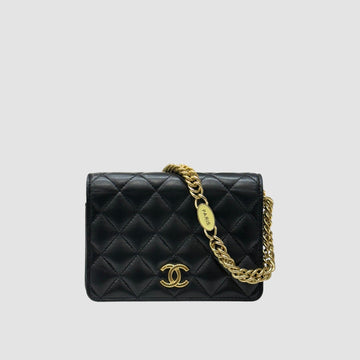 CHANEL Mini Crossbody Bag with Chip A+ 154661035