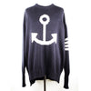 Thom Browne Diagonal Armband Anchor Knit Navy 4(105) 154661048 [P]