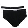 Tom Ford Logo Cotton Brief Black White 2 Pieces 154661256 [P]