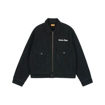 Human Made Zip-Up Work Jacket Black HM30JK009-BK 149084601