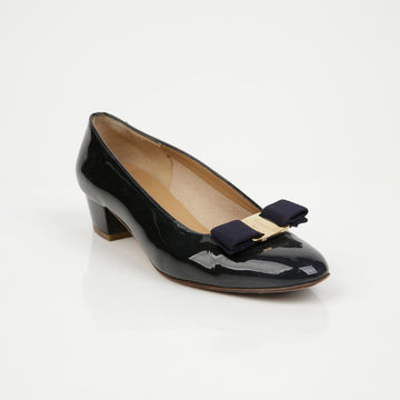 SALVATORE FERRAGAMO バラボウフラットシューズ 7.5サイズ 154323900