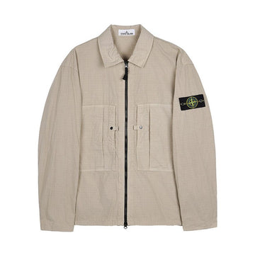 Stone Island Pocket Zip-Up Overshirt 154662629