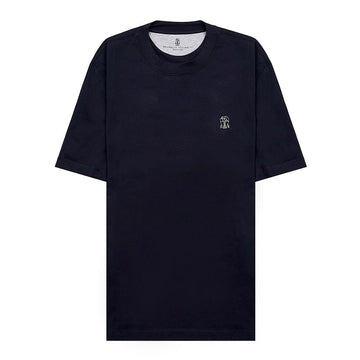 Brunello Cucinelli Men's Logo Jersey T-Shirt 154662682