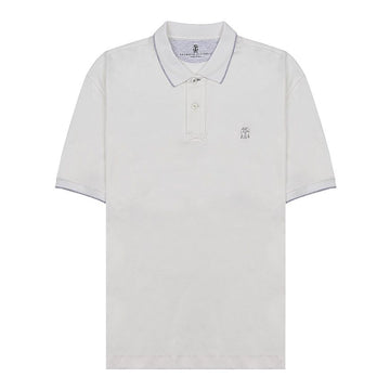 Brunello Cucinelli Men's Jersey Polo Shirt 154662684