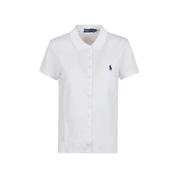 POLO RALPH LAUREN ボタン付きTシャツホワイト 153588336